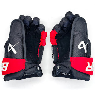 Bauer Vapor Hyperlite - Gant d'occasion NHL Pro Stock - Hurricanes de la Caroline (noir/rouge) n° 2